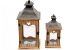 Lantern With Metal Roof Small also available in a large size