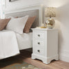 Immerse in practicality: Modern Bianca White Bedside.