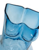 Flower vases in sculptural glass – Large Blue Female Body Glass Vase

