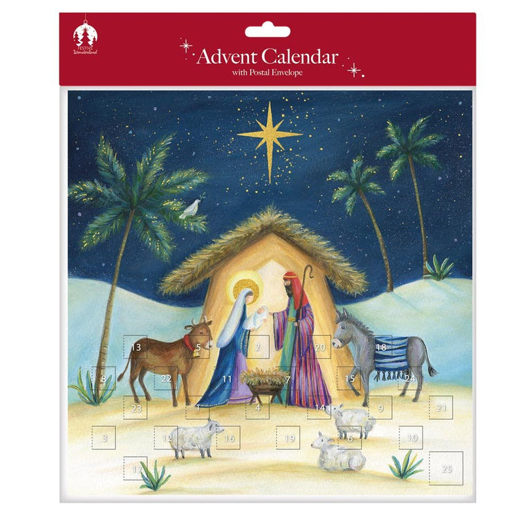 Large Nativity Advent Calendar