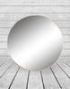 Large Round Gold Framed Arden Wall Mirror - view 2