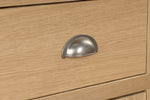 Marsden Large Sideboard Natural Oak close view picture of metal handle