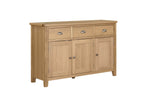 Marsden Large Sideboard Natural Oak picture on the white background