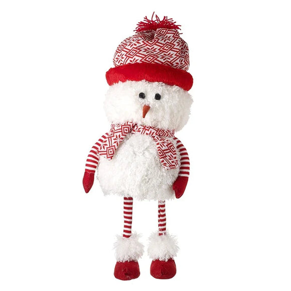 Festive Large Wobble Snowman for Holiday Home Decor
