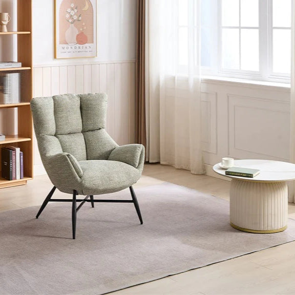 Larkin Accent Chair Green Occasional Chairs Foy and