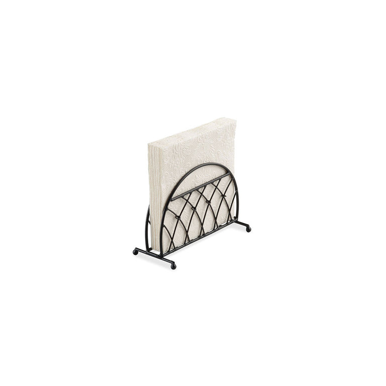Napkin Holder Standing Lattice Black