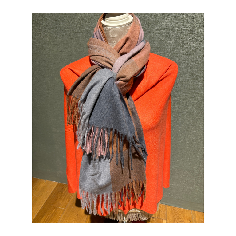 Lattice Pink Scarf