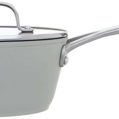 Laura Ashley 20 cm Saucepan with Glass Lid in Sage Leaf