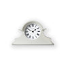 Laura Ashley Edith Mantel Clock in ivory with Roman numeral dial