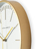 Laura Ashley Glenn Clock with sleek gold metallic finish