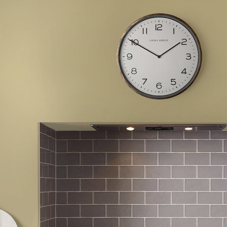 Laura Ashley Goldcliff Bronze Wall Clock