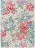 Laura Ashley Lilith Outdoor Floral Rug Poppy Red picture of the rug floral design