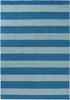 Laura Ashley Lille Outdoor Rug Sky Blue picture of the rug striped design