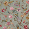 Laura Ashley Lingmell Trail Wallpaper Antique Green close view picture of the wallpaper design