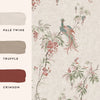 Laura Ashley Mural Attleton Sage picture with paint colors that fit to this mural