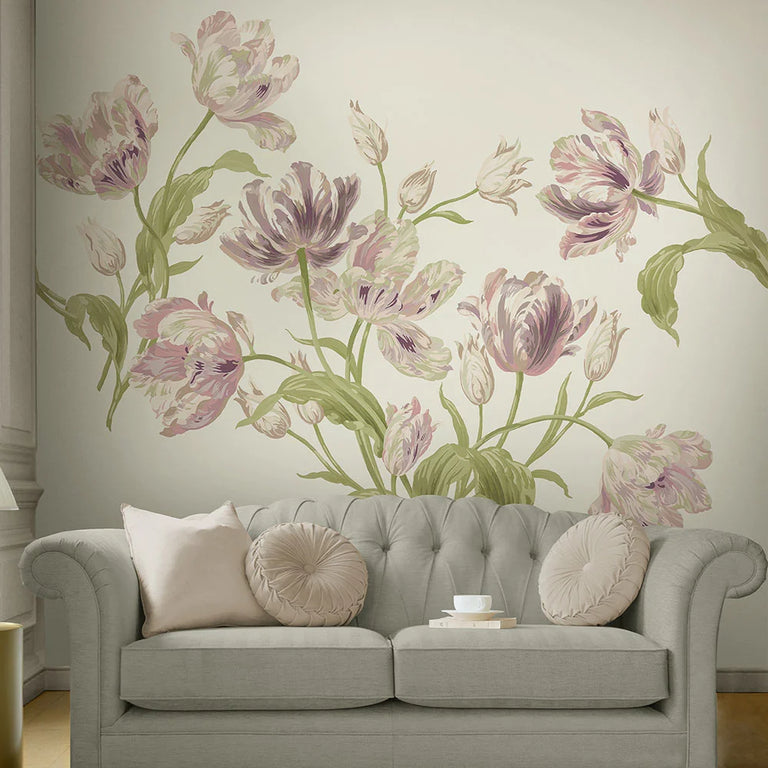 Laura Ashley Mural Gosford Grape