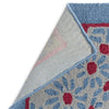 Laura Ashley Thorncliff Daisy Floral Rug Sky Blue with a polypropylene backing