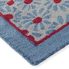 Laura Ashley Thorncliff Daisy Floral Rug Sky Blue