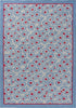 Laura Ashley Thorncliff Daisy Floral Rug Sky Blue picture of the rug floral design