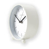Contemporary Laura Ashley Twyford Bedside Clock in ivory finish