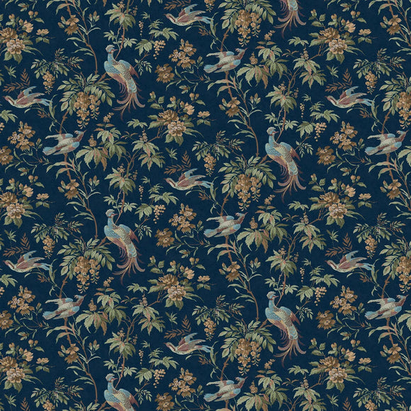 Laura Ashley Wallpaper Attleton Midnight picture of the wallpaper pattern