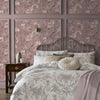 Laura Ashley Wallpaper Blairmore Floral Grape life style picture