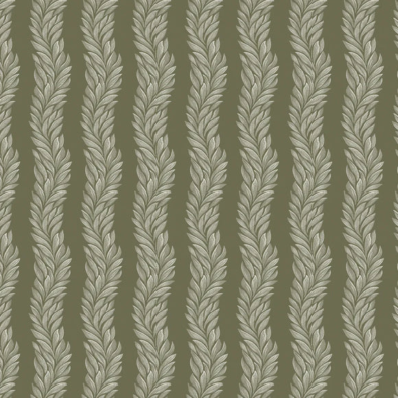 Laura Ashley Wallpaper Coulderton Leaves Olive Green picture of the wallpaper pattern