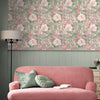 Laura Ashley Wallpaper Mayville Hedgerow Green life style picture
