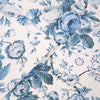 Laura Ashley Wallpaper Uffington Roses Dark Seaspray