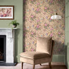 Laura Ashley Wallpaper Uffington Roses Plaster Pink life style picture