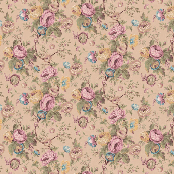 Laura Ashley Wallpaper Uffington Roses Plaster Pink picture of wallpaper pattern