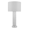 Lazio Table Lamp Satin Silver pictuure on the white background