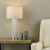 Lazio Table Lamp Satin Silver life style picture