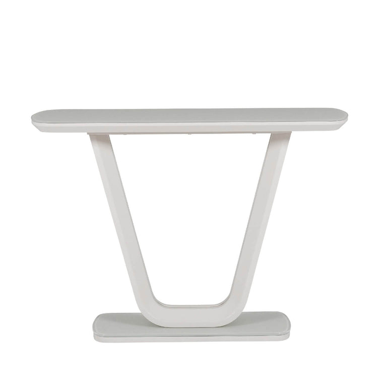 Lazzaro Console Table Putty