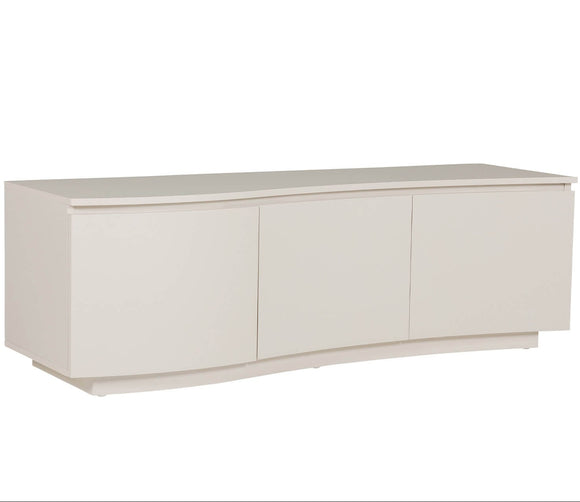 Lazzaro TV Unit Putty with LED picture on the white background