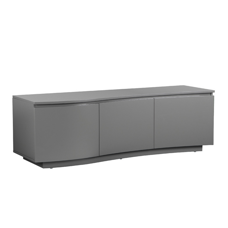 Lazzaro TV Cabinet Grey Matt with LED