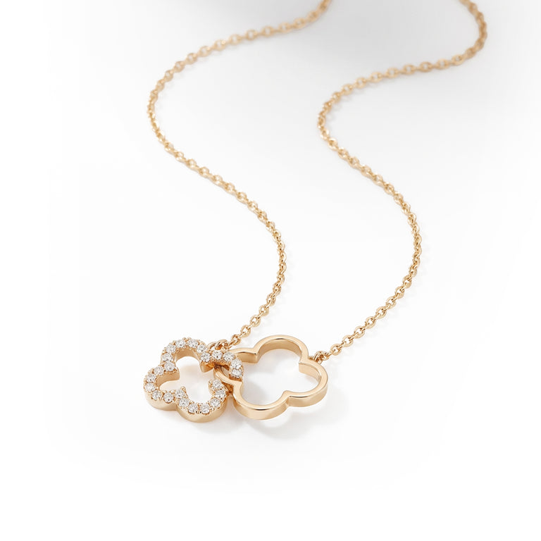 Le Fleur Collection CZ Pendant Gold - Le Fleur Jewellery Collection