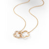 Le Fleur Collection CZ Pendant  Gold made in a modern design