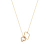 Le Fleur Collection CZ Pendant  Gold picture on the white background