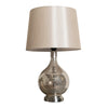 Leah Bulb Lamp 54cm glass lamp with a silk shade