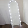 Led Bulb Modena Cheval Arch Mirror White 160 X 50cm light mood available to change for warm or cold light