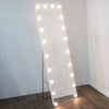 Led Bulb Modena Cheval Mirror White 160 X 50cm life style picture