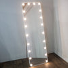Led Bulb Modena Cheval Mirror White 160 X 50cm warm lights mode