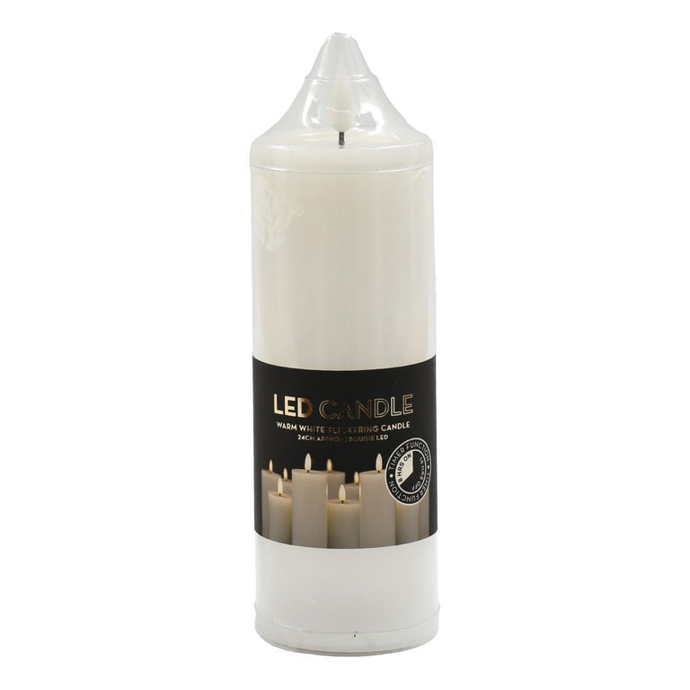 Led Candle With Timer Large - LED Candles Home Accessories