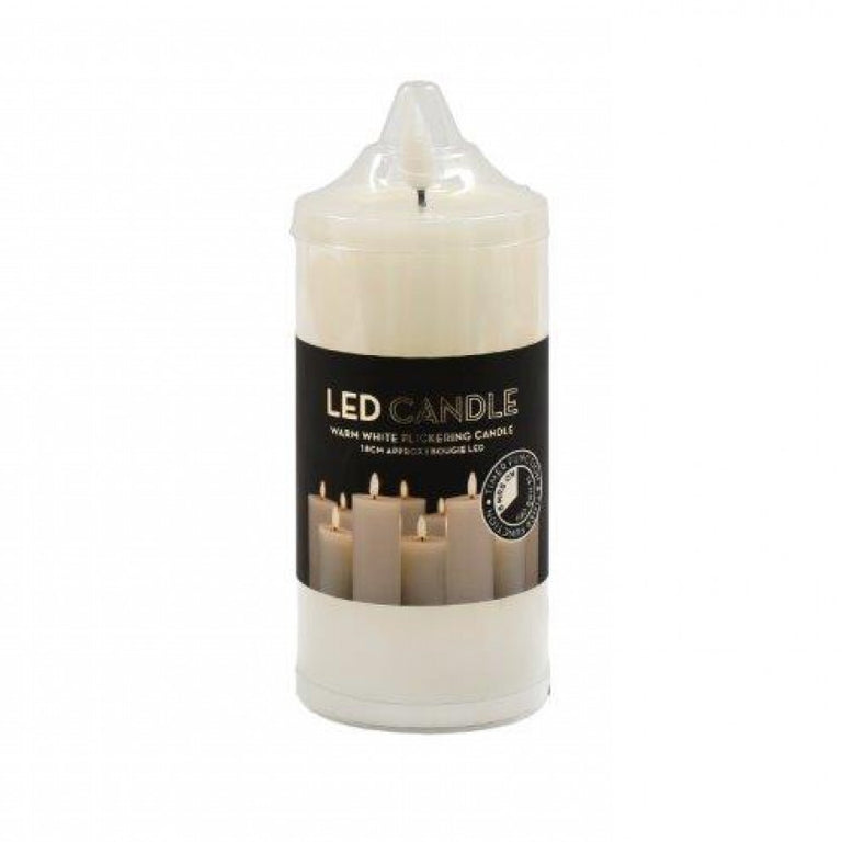 Led Candle With Timer Medium - Realistic Medium Flameless Candle