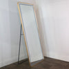 Led Modena Cheval Mirror Gold 170 X 70cm side view picture with turned off lights