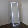 Led Modena Cheval Mirror White 170 x 70 cm with available 3 lights mode 