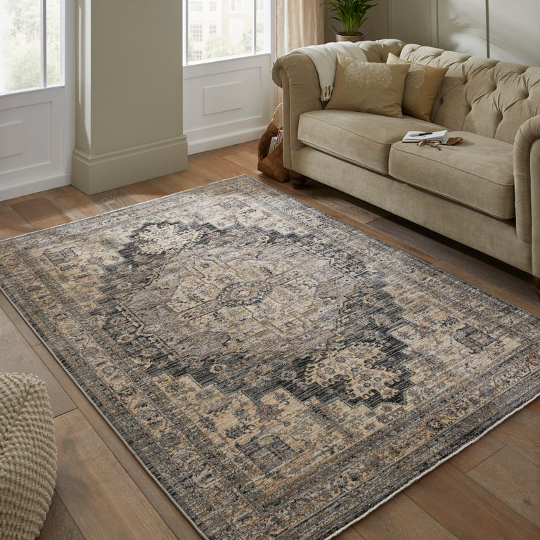Concept Looms Legacy Rug LEG01 Charcoal Cream