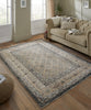 Concept Looms Legacy Rug LEG02 Slate Beige lifestyle picture inthe living room