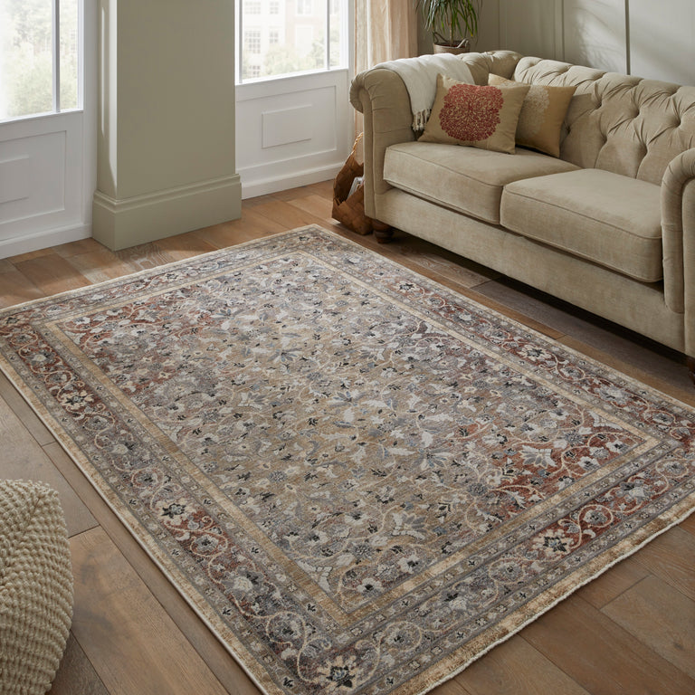 Concept Looms Legacy Rug LEG03 Beige Rust